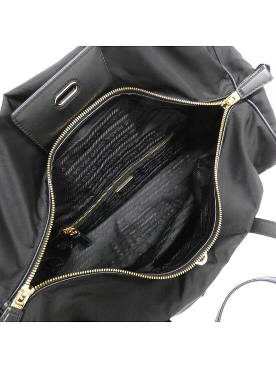 Prada Boston Bag Gold Nero - Picture 8 of 8